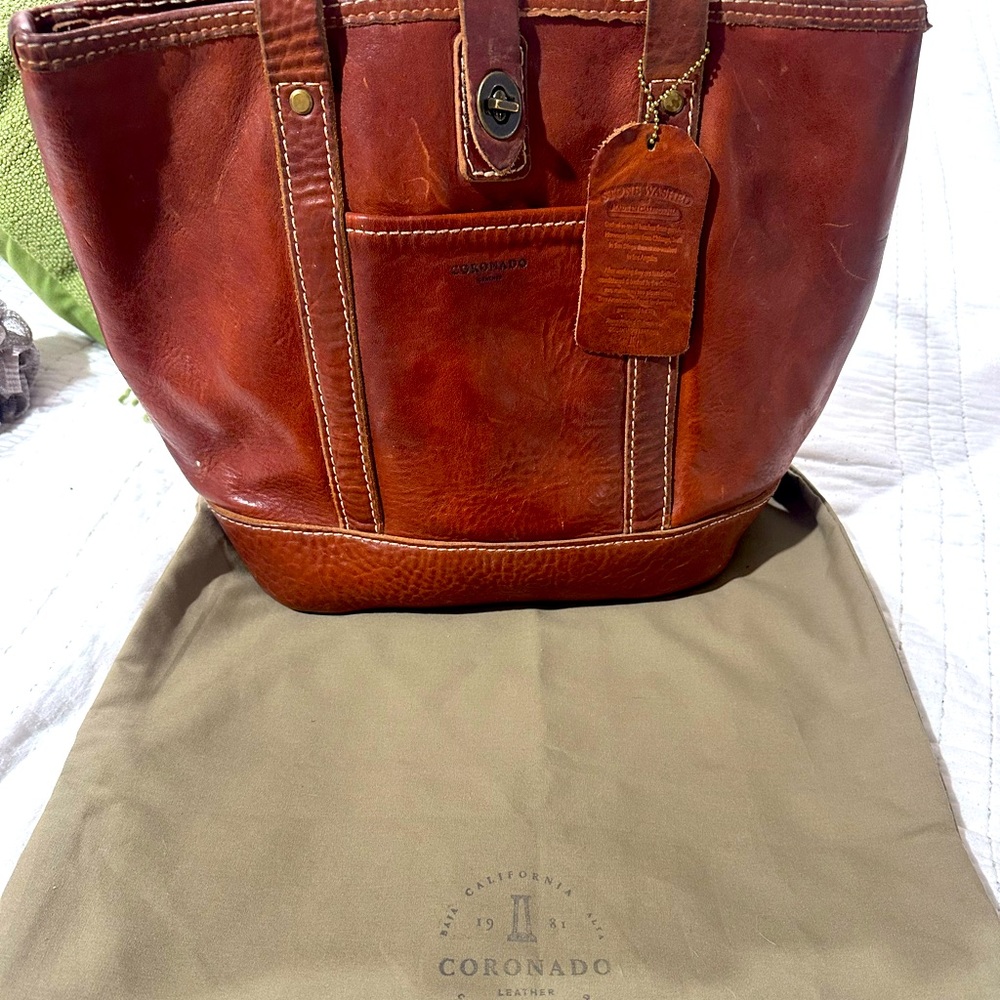 Coronado leather bag